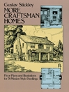 Cover image for More Craftsman Homes